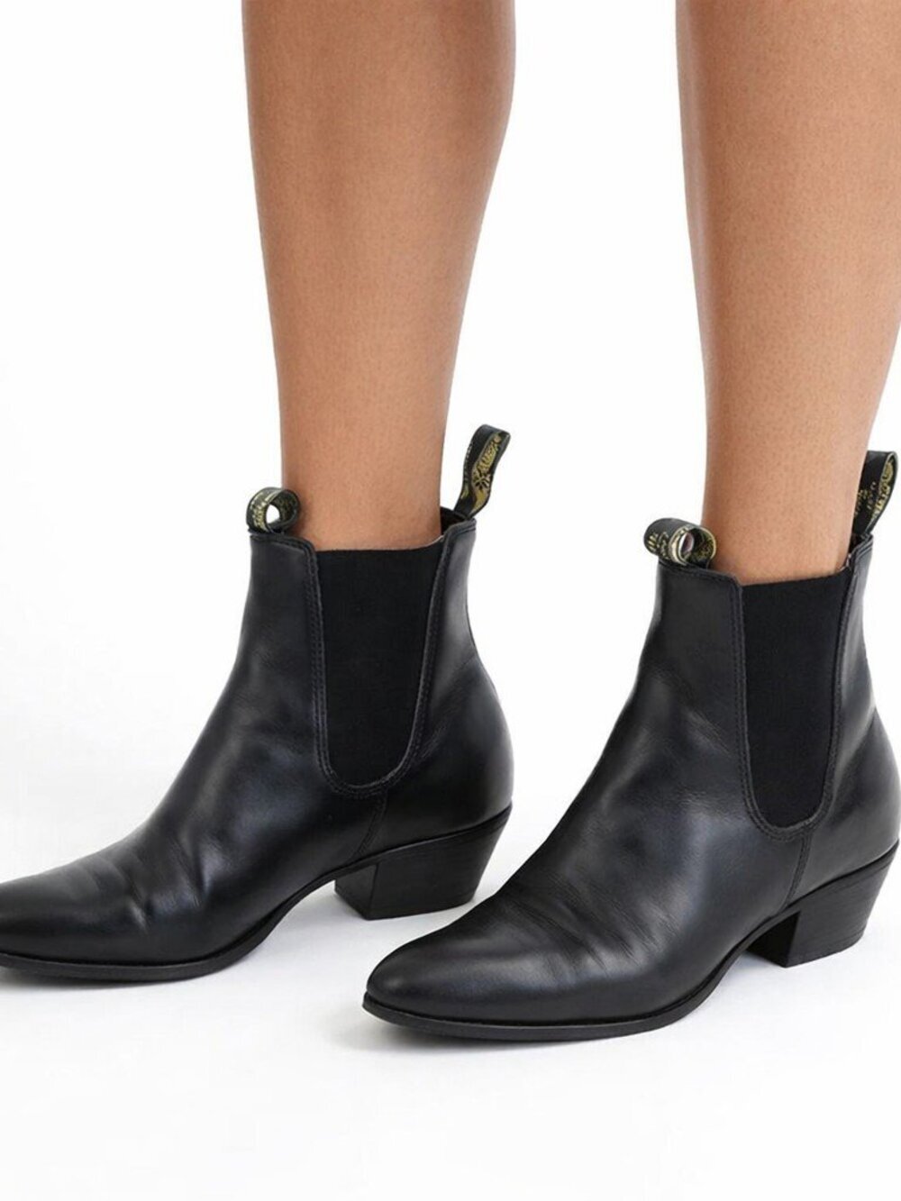 RM Williams Womens Chelsea Boots‎ Black Leather Womens 11.5 / Men's 10.5